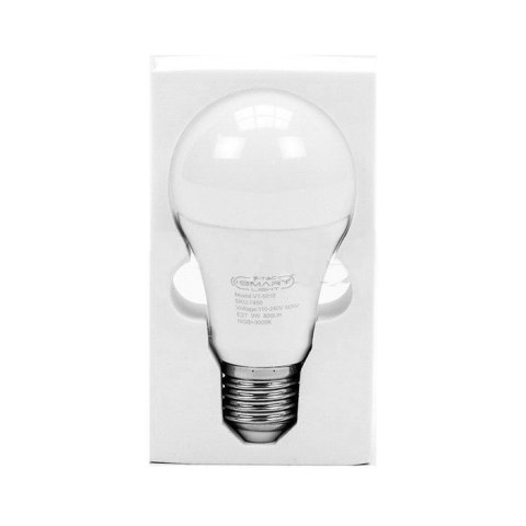 Żarówka LED SMART WiFi V-TAC 9W E27 A65 TUYA Amazon Alexa Google Home VT-5010 3000K 800lm Żarówka LED SMART WiFi V-TAC 9W E27 A65 TUYA Amazon Alexa Google Home VT-5010 3000K 800lm