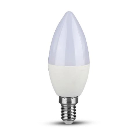 Żarówka LED V-TAC SAMSUNG CHIP 5.5W E14 Świeczka Ściemnialna VT-293D 6400K 470lm 5 Lat Gwarancji Żarówka LED V-TAC SAMSUNG CHIP 5.5W E14 Świeczka Ściemnialna VT-293D 6400K 470lm 5 Lat Gwarancji