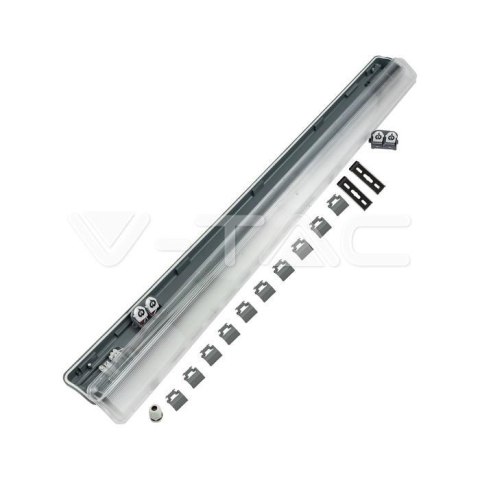 Oprawa Hermetyczna Korpus V-TAC Pod Tuby LED T8 2x120cm IP65 VT-12023 Oprawa Hermetyczna Korpus V-TAC Pod Tuby LED T8 2x120cm IP65 VT-12023