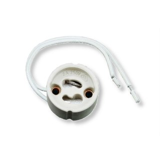 Oprawka ceramiczna gniazdo GU10 przewód PVC V-TAC VT-7888