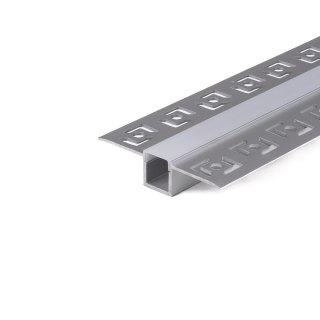 Profil aluminiowy anodowany do gipsowania 95mm V-TAC 2mb klosz mleczny VT-8102