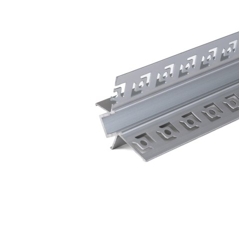 Profil aluminiowy anodowany do gipsowania narożny wewnętrzny V-TAC 2mb klosz mleczny VT-8104