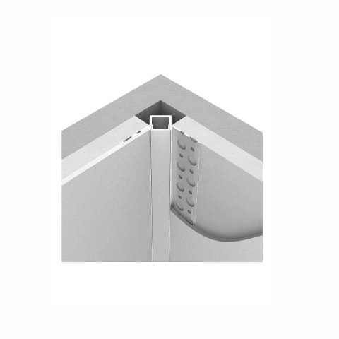 Profil aluminiowy anodowany do gipsowania narożny wewnętrzny V-TAC 2mb klosz mleczny VT-8104