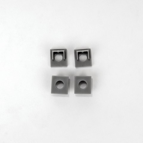 Profil aluminiowy anodowany do gipsowania narożny wewnętrzny V-TAC 2mb klosz mleczny VT-8104