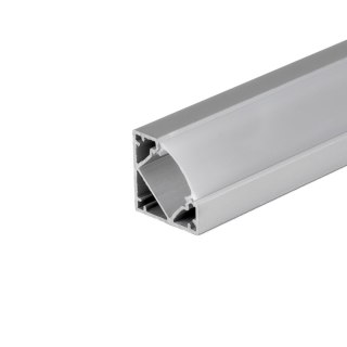 Profil aluminiowy anodowany kątowy V-TAC 2mb klosz mleczny VT-8114