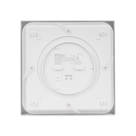 Plafon V-TAC 30W LED kwadrat IP44 42x42cm biały VT-8630W-SQ 3000K 3000lm