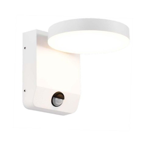 Projektor oprawa elewacyjna V-TAC 17W LED czujnik ruchu okrągła biała IP65 VT-11020S 4000K 2520lm