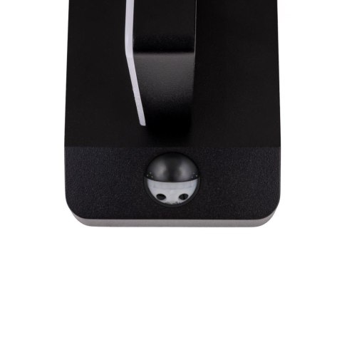 Projektor oprawa elewacyjna V-TAC 17W LED czujnik ruchu okrągła czarna IP65 VT-11020S 4000K 2520lm