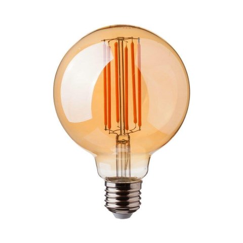Żarówka LED V-TAC 7W Filament E27 Kula Glob G95 Bursztyn 95x138mm VT-2027 2200K 700lm Żarówka LED V-TAC 7W Filament E27 Kula Glob G95 Bursztyn 95x138mm VT-2027 2200K 700lm
