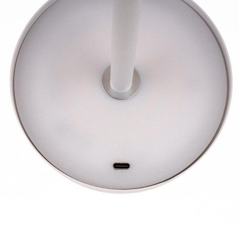 Lampka biurkowa nocna V-TAC 3W LED 30cm ładowanie USB ściemnianie biała VT-1052 3000K-6000K 200lm