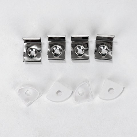 Profil aluminiowy anodowany kątowy cienkościenny V-TAC 2mb klosz mleczny VT-8109