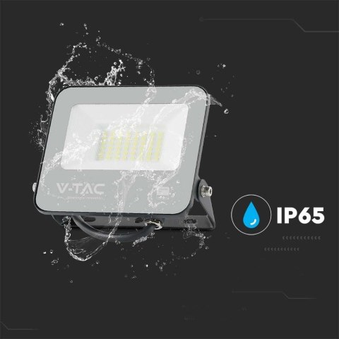 Projektor LED V-TAC 30W 185Lm/W czarny VT-4435 6500K 5550lm
