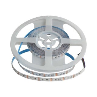 Taśma LED V-TAC 24V SMD3535 600LED IP20 12W/m 8mm VT-3535 RGB