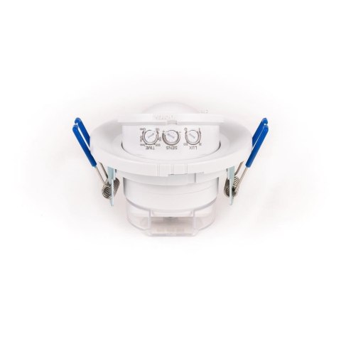 Czujnik ruchu mikrofalowy V-TAC sufitowy podtynkowy 360st fi80 1200W biały VT-80360 5 lat gwarancji