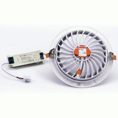 Oprawa V-TAC LED Downlight SAMSUNG CHIP 30W Ruchoma VT-2-30 3000K 2400lm 5 Lat Gwarancji Oprawa V-TAC LED Downlight SAMSUNG CHIP 30W Ruchoma VT-2-30 3000K 2400lm 5 Lat Gwarancji