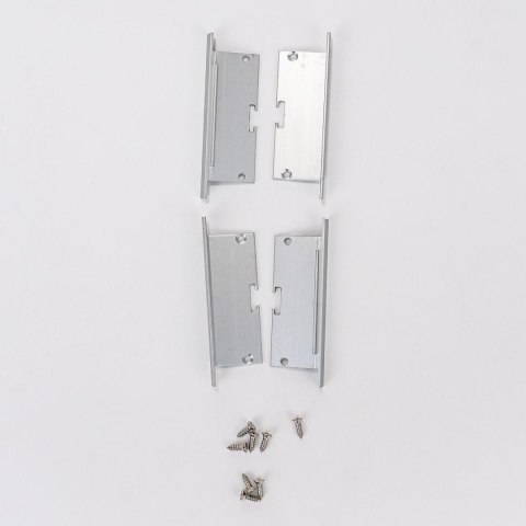 Profil aluminiowy anodowany wpuszczany 20x50mm V-TAC 2mb klosz mleczny VT-8207