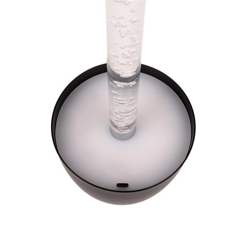 Lampka biurkowa nocna V-TAC 3W LED 37cm ładowanie ściemnianie czarna VT-7576 3000K 310lm