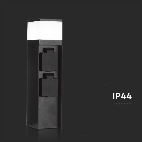 Słupek Ogrodowy LED G9 V-TAC 2 Gniazda 2x16A 23cm 3600W IP44 Grafit VT-1197 3 Lata Gwarancji Słupek Ogrodowy LED G9 V-TAC 2 Gniazda 2x16A 23cm 3600W IP44 Grafit VT-1197 3 Lata Gwarancji
