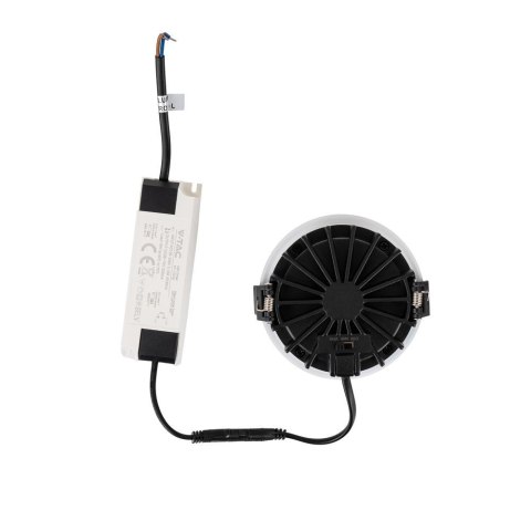Oprawa V-TAC LED Downlight 18W BRIDGELUX CHIP CCT Biała Raster Antyolśnieniowy Plaster Miodu VT-17018 3000K-4000K-6400K 1860lm Oprawa V-TAC LED Downlight 18W BRIDGELUX CHIP CCT Biała Raster Antyolśnieniowy Plaster Miodu VT-17018 3000K-4000K-6400K 1860lm