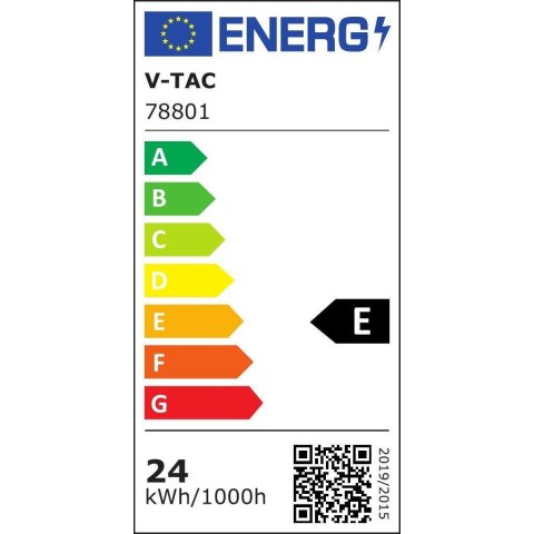 Panel Natynkowy V-TAC 24W LED SAMSUNG CHIP Okrągły 288x31mm VT-60024RD-S 4000K 2500lm Panel Natynkowy V-TAC 24W LED SAMSUNG CHIP Okrągły 288x31mm VT-60024RD-S 4000K 2500lm