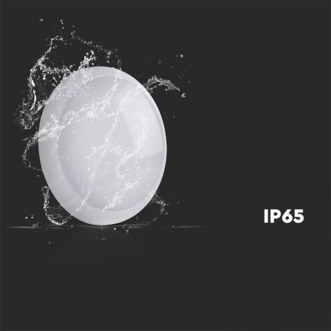 Plafon LED V-TAC czujnik/CCT/awaria 3godziny 8W/16W/20W SAMSUNG CHIP IP65 IK08 VT-8633 3000K-4000K-6400K 2600lm 3 lata gwarancji