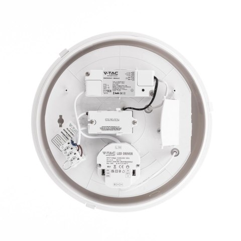 Plafon LED V-TAC czujnik/CCT/awaria 3godziny 8W/16W/20W SAMSUNG CHIP IP65 IK08 VT-8633 3000K-4000K-6400K 2600lm 3 lata gwarancji