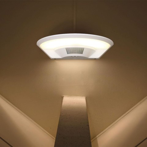 Plafon LED V-TAC SAMSUNG CHIP 10W czujnik ruchu biały IP54 VT-81005 4000K 900lm 5 lat gwarancji