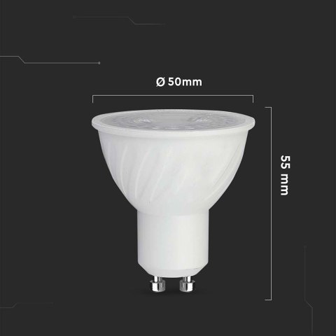 Żarówka LED V-TAC SAMSUNG CHIP 6W GU10 110st Ściemnialna VT-247 4000K 445lm