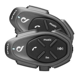 Intercom motocyklowy INTERPHONE TOUR HD, komplet na 2 kaski