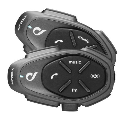 Intercom motocyklowy INTERPHONE TOUR HD, komplet na 2 kaski Intercom motocyklowy INTERPHONE TOUR HD, komplet na 2 kaski