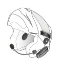Intercom motocyklowy INTERPHONE U-COM 16, komplet na 1 kask