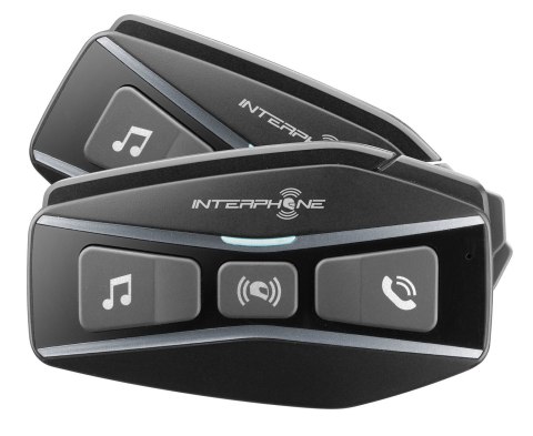 Intercom motocyklowy INTERPHONE U-COM 16, komplet na 2 kaski Intercom motocyklowy INTERPHONE U-COM 16, komplet na 2 kaski