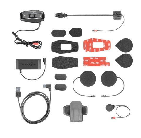 Intercom motocyklowy INTERPHONE U-COM 4, komplet na 1 kask Intercom motocyklowy INTERPHONE U-COM 4, komplet na 1 kask
