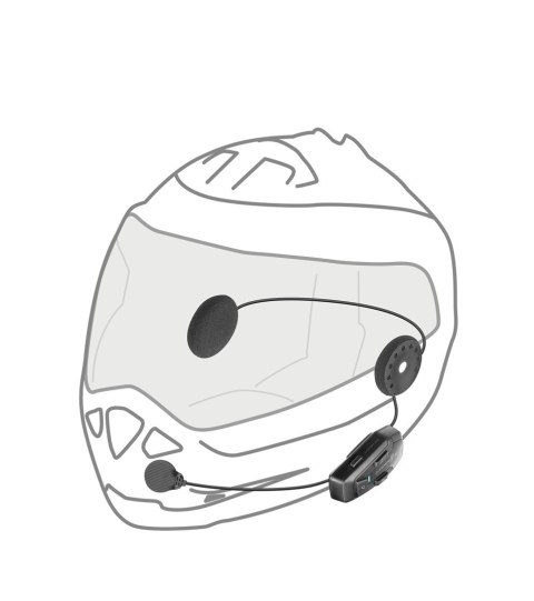 Intercom motocyklowy INTERPHONE U-COM 7R, komplet na 1 kask Intercom motocyklowy INTERPHONE U-COM 7R, komplet na 1 kask