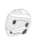 Intercom motocyklowy INTERPHONE U-COM 7R, komplet na 2 kaski