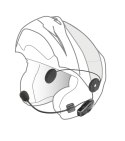 Intercom motocyklowy INTERPHONE U-COM 7R, komplet na 2 kaski