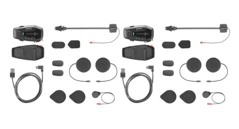 Intercom motocyklowy INTERPHONE U-COM 7R, komplet na 2 kaski Intercom motocyklowy INTERPHONE U-COM 7R, komplet na 2 kaski