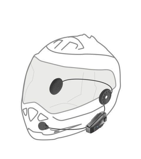 Intercom motocyklowy INTERPHONE U-COM 8R, komplet na 1 kask Intercom motocyklowy INTERPHONE U-COM 8R, komplet na 1 kask