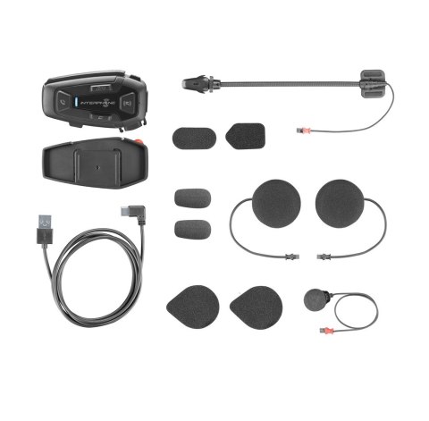 Intercom motocyklowy INTERPHONE U-COM 8R, komplet na 1 kask Intercom motocyklowy INTERPHONE U-COM 8R, komplet na 1 kask