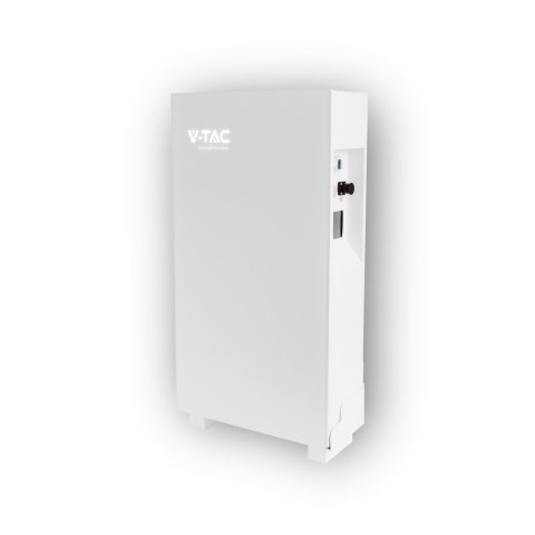 Magazyn Bank Energii V-TAC Biały Szklany Front 10.24kWh 200Ah/51.2V 10240Wh LiFePO4 BMS VT-10240W 10 Lat Gwarancji Magazyn Bank Energii V-TAC Biały Szklany Front 10.24kWh 200Ah/51.2V 10240Wh LiFePO4 BMS VT-10240W 10 Lat Gwarancji