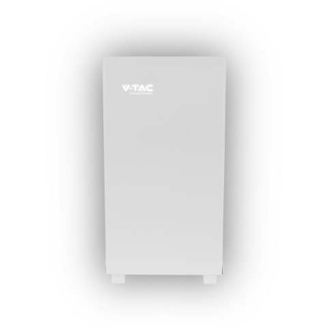 Magazyn Bank Energii V-TAC Biały Szklany Front 10.24kWh 200Ah/51.2V 10240Wh LiFePO4 BMS VT-10240W 10 Lat Gwarancji Magazyn Bank Energii V-TAC Biały Szklany Front 10.24kWh 200Ah/51.2V 10240Wh LiFePO4 BMS VT-10240W 10 Lat Gwarancji