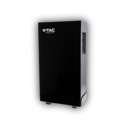 Magazyn Bank Energii V-TAC Czarny Szklany Front 10.24kWh 200Ah/51.2V 10240Wh LiFePO4 BMS VT-10240B 10 Lat Gwarancji