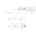 Adapter do bezprzewodowego przesyłania obrazu i dźwięku j5create Screencast 4K HDMI Wireless Display Adapter, Miracast/AirPlay/C