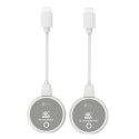 Nadajnik i odbiornik audio/video bezprzewodowy j5create ScreenCast 4K Wireless Display HDMI Extender ; kolor biały JVAW75-N