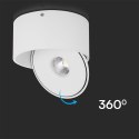Oprawa Natynkowa Downlight V-TAC 28W Uchylna CRI90 CCT Biała VT-2833 3000K-4000K-6400K 2500lm
