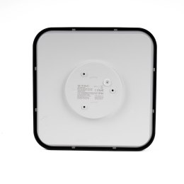 Plafon V-TAC 48W LED Kwadrat 42x42cm Natynkowy IP44 Czarny VT-8630B 4000K 5160lm