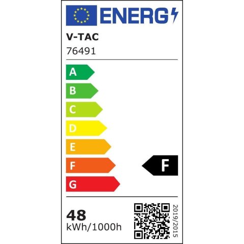 Plafon V-TAC 48W LED Kwadrat 42x42cm Natynkowy IP44 Czarny VT-8630B 4000K 5160lm Plafon V-TAC 48W LED Kwadrat 42x42cm Natynkowy IP44 Czarny VT-8630B 4000K 5160lm