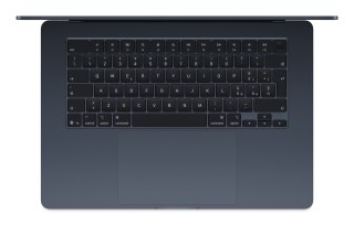 Apple MacBook Air 15,3"Retina 500nit M4 chip with 10-core CPU + 10-core GPU 16GB SSD256 2xTB4 BLKB 1Y Midnight