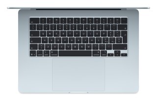 Apple MacBook Air 15,3"Retina 500nit M4 chip with 10-core CPU + 10-core GPU 24GB SSD512 2xTB4 BLKB 1Y Sky Blue