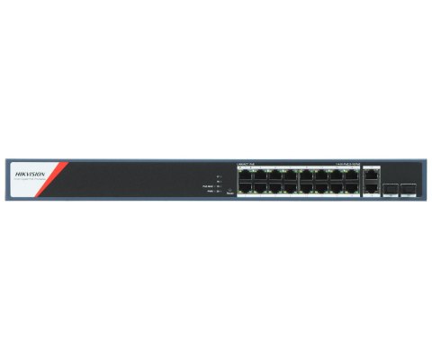 SWITCH POE DS-3E1520HP-SI-16P2T2F 16-PORTOWY SFP Hikvision